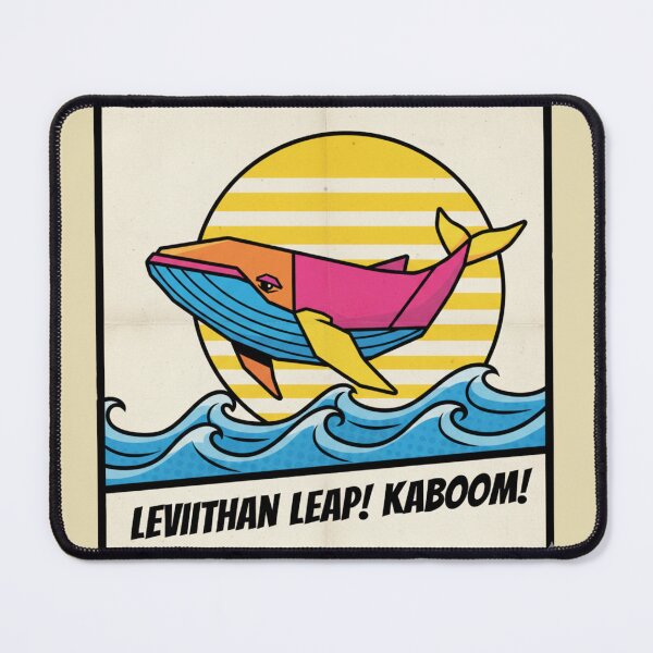 Item preview, Leviathan Leap Kaboom Action Art designed and sold by bsbd-action.