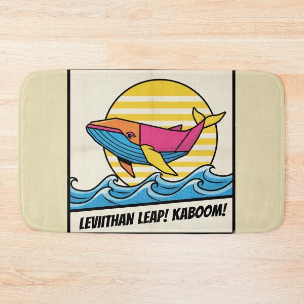Item preview, Leviathan Leap Kaboom Action Art designed and sold by bsbd-action.