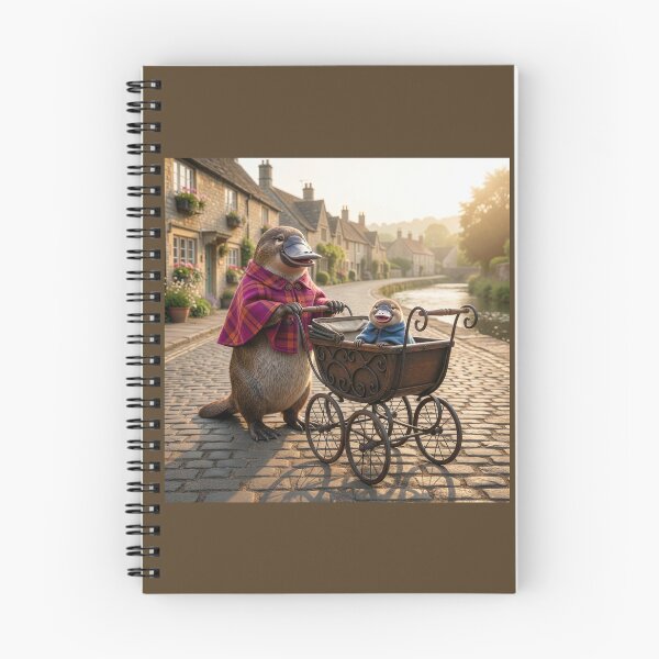 Item preview, Platypus Mom Takes Junior for a Stroller Ride designed and sold by Tridentulus.