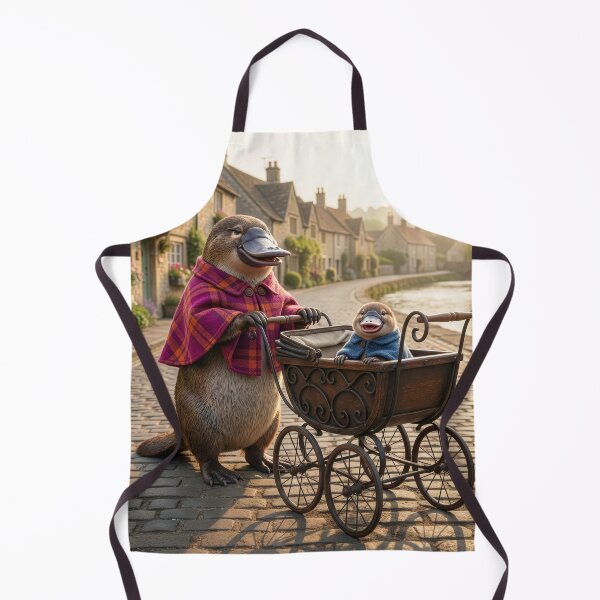 Item preview, Platypus Mom Takes Junior for a Stroller Ride designed and sold by Tridentulus.