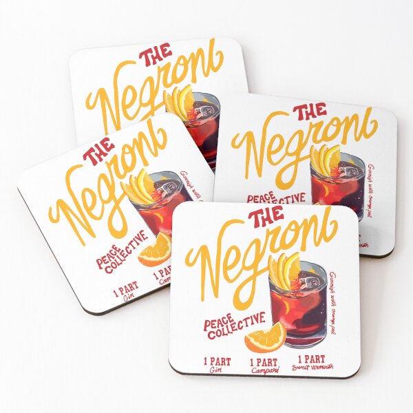 Item preview, Negroni Cocktail – Classic Retro Drink Illustration designed and sold by LunaCansada.