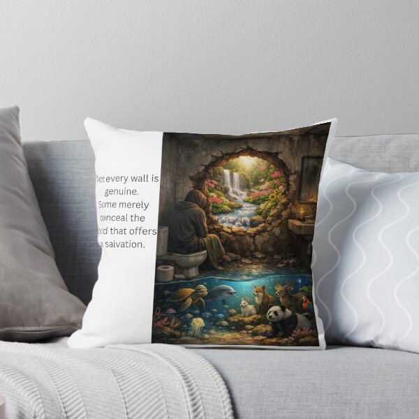 Item preview, THE WALL THAT LIED designed and sold by Quirkypixcelart.