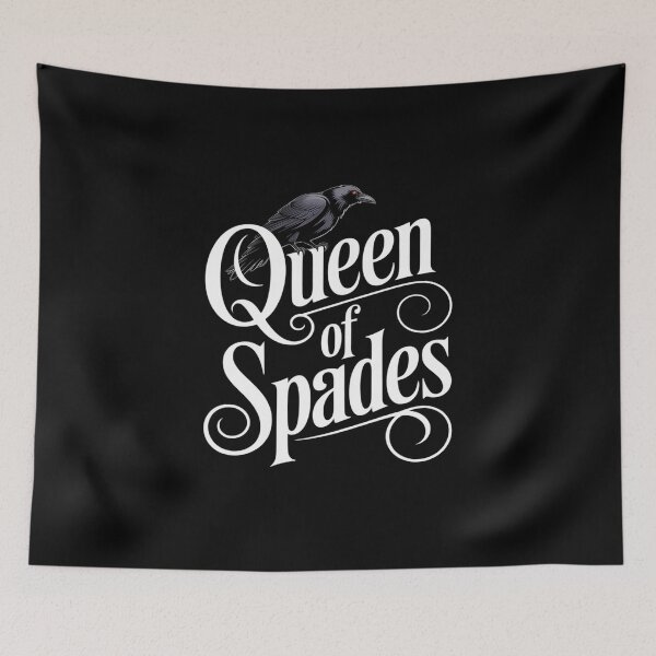 Item preview, Queen of Spades designed and sold by FluoroWave.
