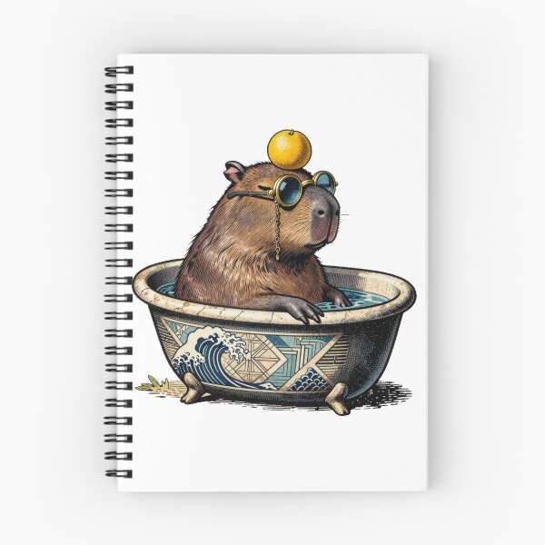Item preview, Lord of Immersion: Minimalist Void Capybara | Art Deco Zen Etching designed and sold by gaogle.