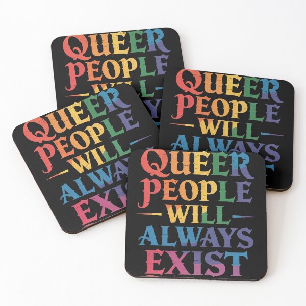 Item preview, Queer People Will Always Exist LGBT Queer Pride Month Ally designed and sold by FluoroWave.