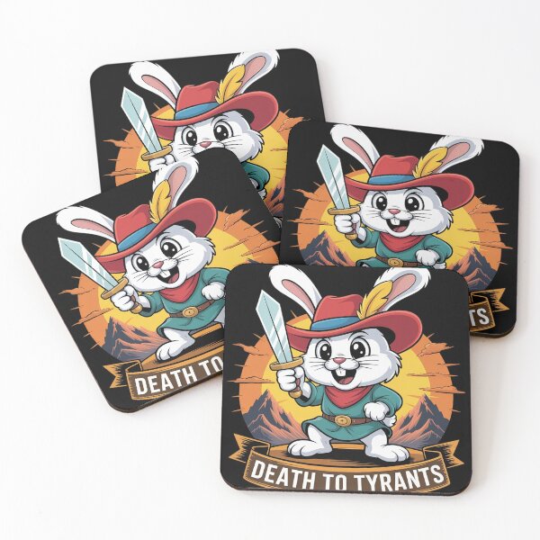 Item preview, Rabbit Death Cute To Tyrants designed and sold by FluoroWave.