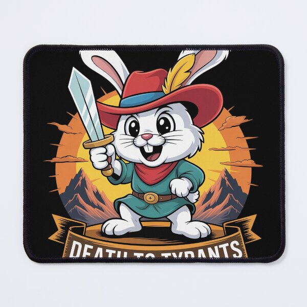 Item preview, Rabbit Death Cute To Tyrants designed and sold by FluoroWave.