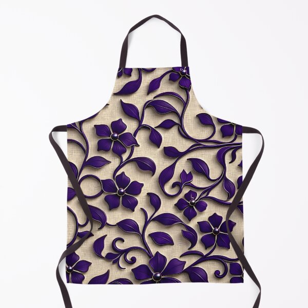 Item preview, Royal Purple Vine Floral designed and sold by Kaleidoscope Print.