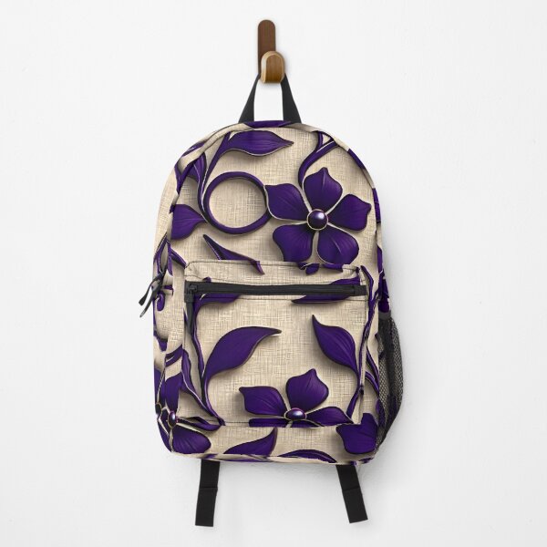 Item preview, Royal Purple Vine Floral designed and sold by Kaleidoscope Print.