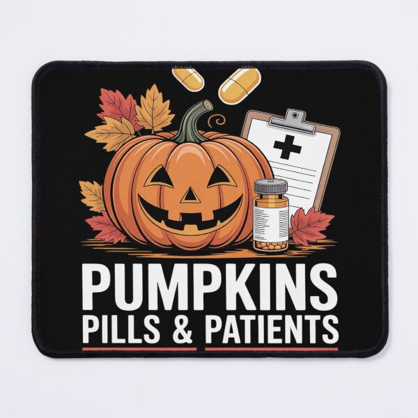 Item preview, Pumpkins Pills & Patients Pumpkin Spice Nurse designed and sold by FluoroWave.