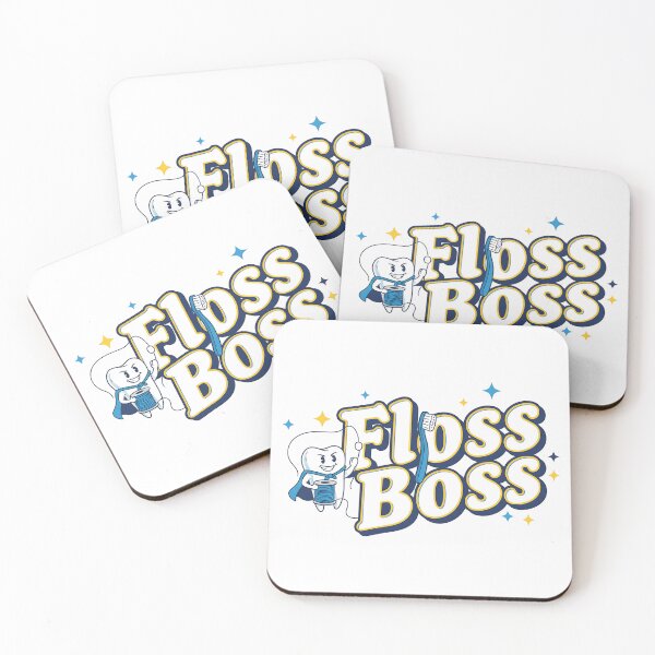 Item preview, Floss Boss – Funny Dentist Dental T-Shirt Design designed and sold by Muzgle.