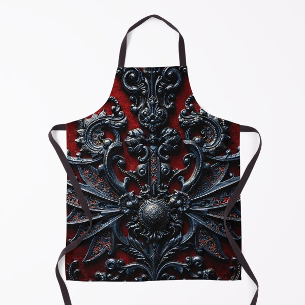 Item preview, Gothic Iron Damask designed and sold by Kaleidoscope Print.