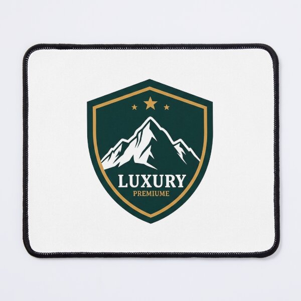 Item preview, High-end travel emblem featuring stylized mountains and stars designed and sold by VerizalShop.