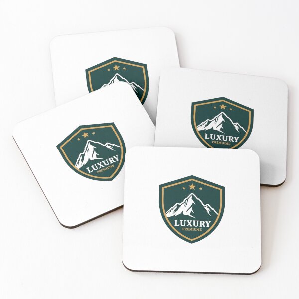 Item preview, High-end travel emblem featuring stylized mountains and stars designed and sold by VerizalShop.