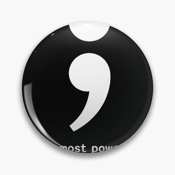 Item preview, Semicolon The Most Powerful Character Programmer Debugging Humor designed and sold by StackOverfit.