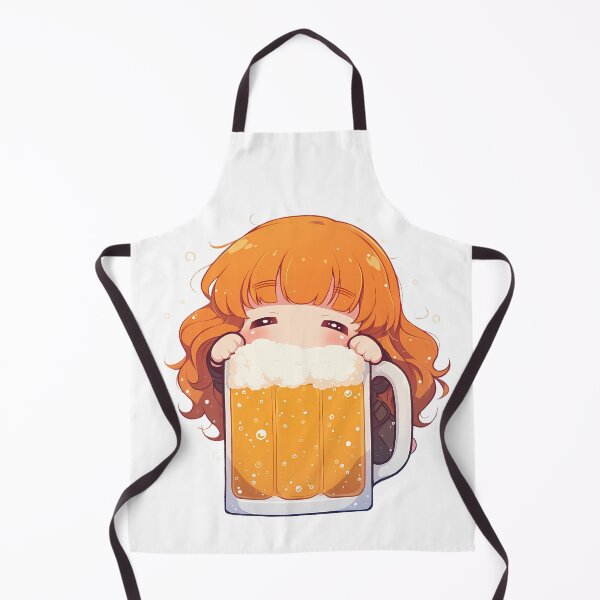 Item preview, Girls Saori Takebe Anime Girl Panzer Chibi Kawaii Beer Cute Drunk Fun Mood designed and sold by riadjamai.