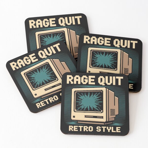 Item preview, Rage Quit designed and sold by FluoroWave.