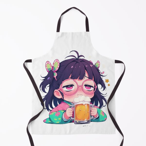 Item preview, Kanao Tsuyuri Demon Slayer Anime Kawaii Chibi Beer Fest Celebration Joy Mood designed and sold by riadjamai.