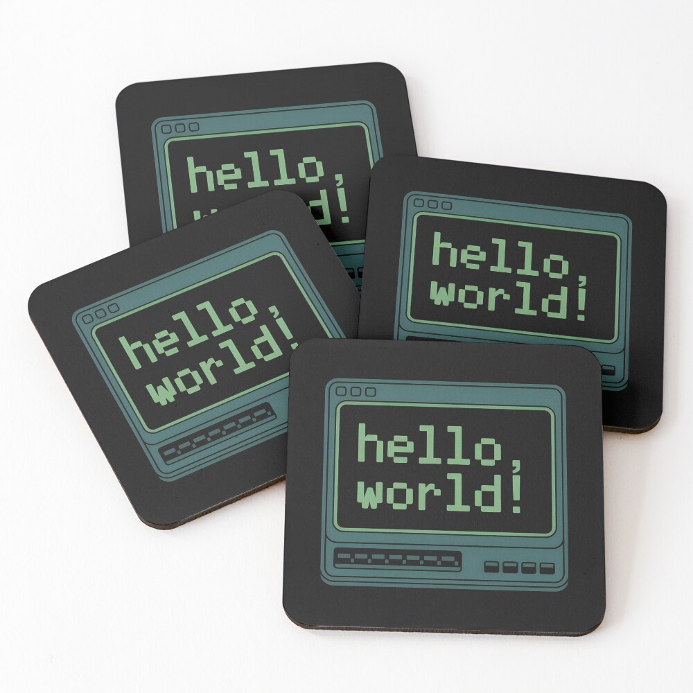 Item preview, Coasters (Set of 4) designed and sold by StackOverfit.