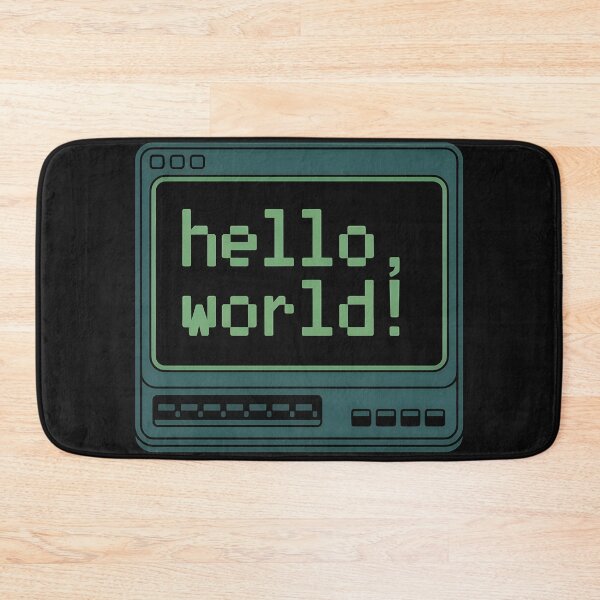 Item preview, Hello World First Program Programmer Coder Developer Gift designed and sold by StackOverfit.