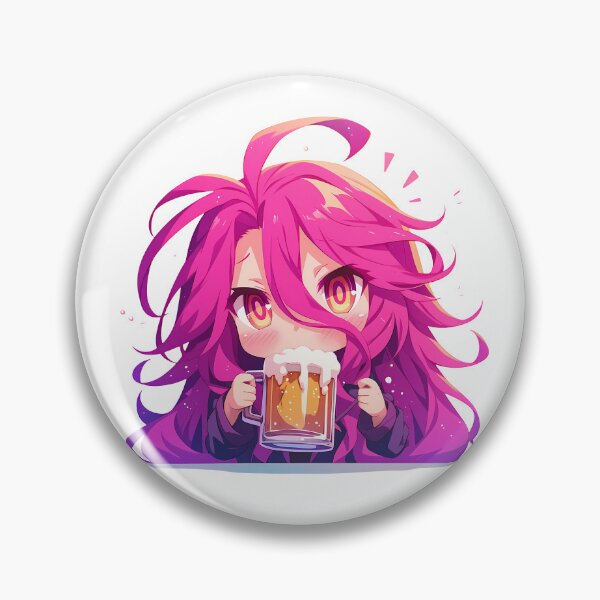 Item preview, Stephanie Dola No Game No Life Anime Girl Chibi Kawaii Beer Cheerful Fantasy designed and sold by riadjamai.