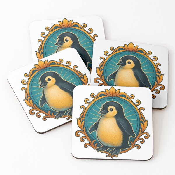 Item preview, Regal Baby Penguin Emblem designed and sold by chromatalove.