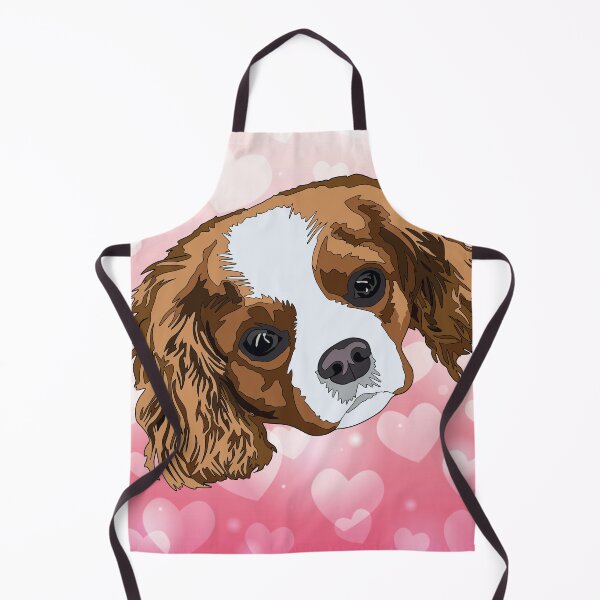 Artikelvorschau, Spaniel-Valentinstagsmuster entworfen und verkauft von LeahcarsArt.