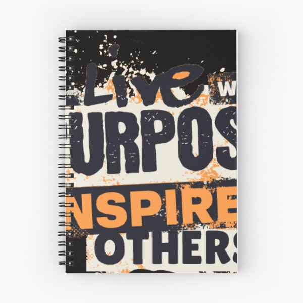 Item preview, Motivational Statement Live With Purpose Inspire Others Distressed Design designed and sold by GenZFashion000.