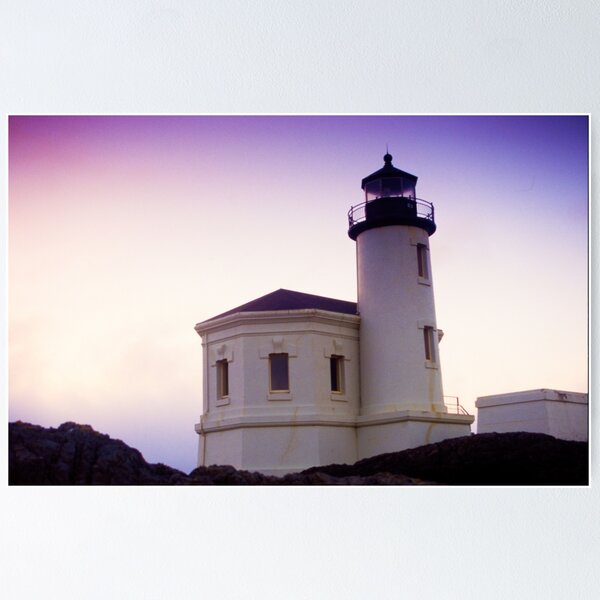 Item preview, Sunset Over a Coastal Lighthouse designed and sold by jklune.