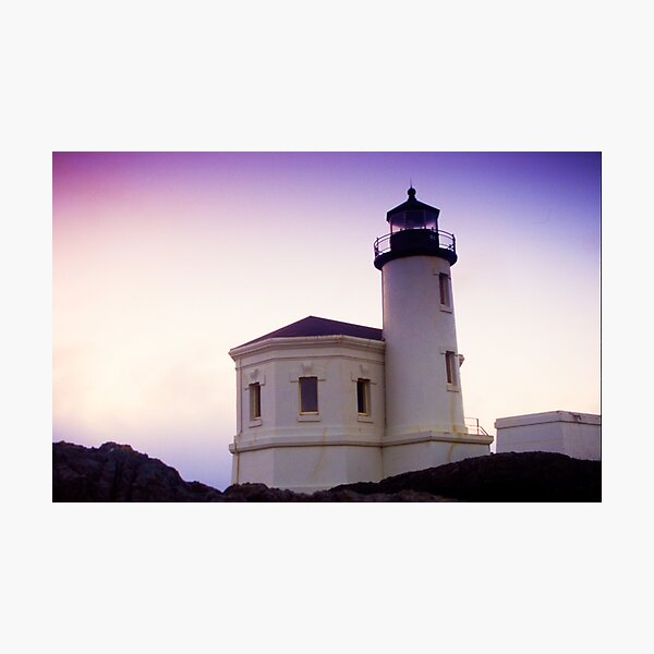 Item preview, Sunset Over a Coastal Lighthouse designed and sold by jklune.