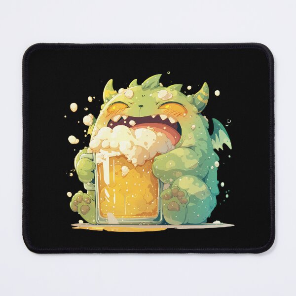 Item preview, Blue Exorcist Amaimon Anime Chibi Kawaii Beer Drunk Cute Fantasy Joyful Bubbly Vibes designed and sold by riadjamai.