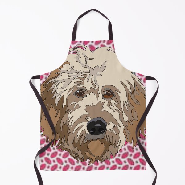 Artikelvorschau, Goldendoodle-Valentinstagsmuster entworfen und verkauft von LeahcarsArt.