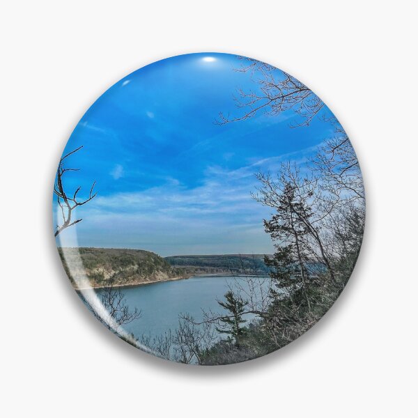Item preview, Devils Lake Overlook – Winter Sky and Blue Water designed and sold by aadventures.