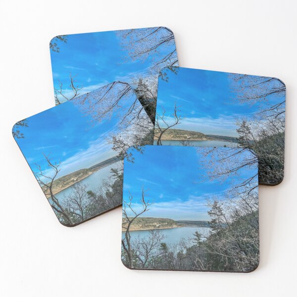 Item preview, Devils Lake Overlook – Winter Sky and Blue Water designed and sold by aadventures.