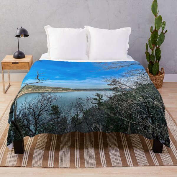 Item preview, Devils Lake Overlook – Winter Sky and Blue Water designed and sold by aadventures.