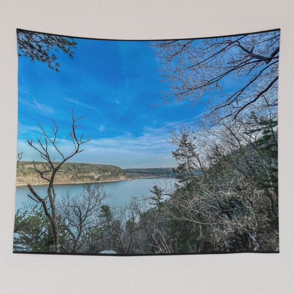 Item preview, Devils Lake Overlook – Winter Sky and Blue Water designed and sold by aadventures.