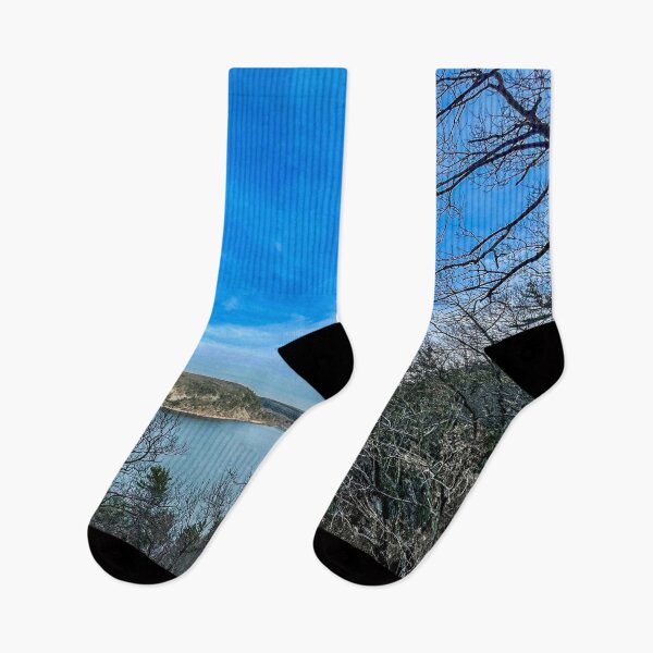 Item preview, Devils Lake Overlook – Winter Sky and Blue Water designed and sold by aadventures.