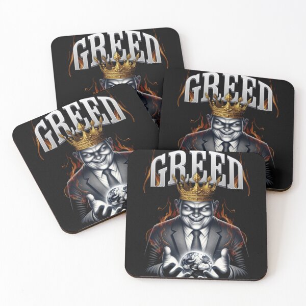 Item preview, Greed King of Industry Sinister Figure Monochromatic Illustration designed and sold by GenZFashion000.