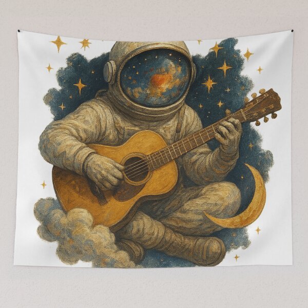 Item preview, Cosmic Serenade Astronaut designed and sold by chromatalove.