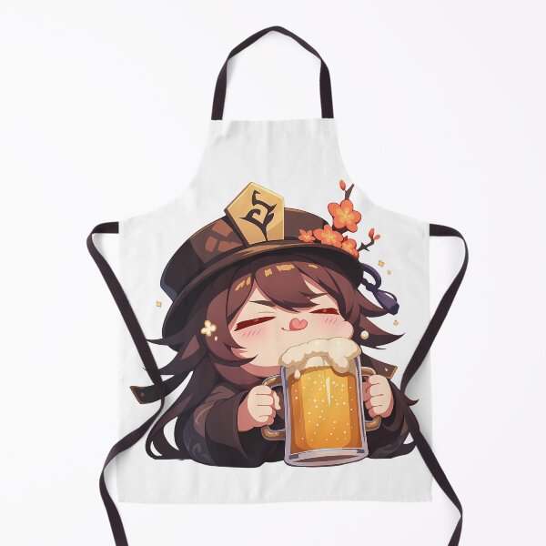 Item preview, Hu Tao Genshin Impact Game Chibi Kawaii Beer Drunk Anime Girl Fun Tavern designed and sold by riadjamai.