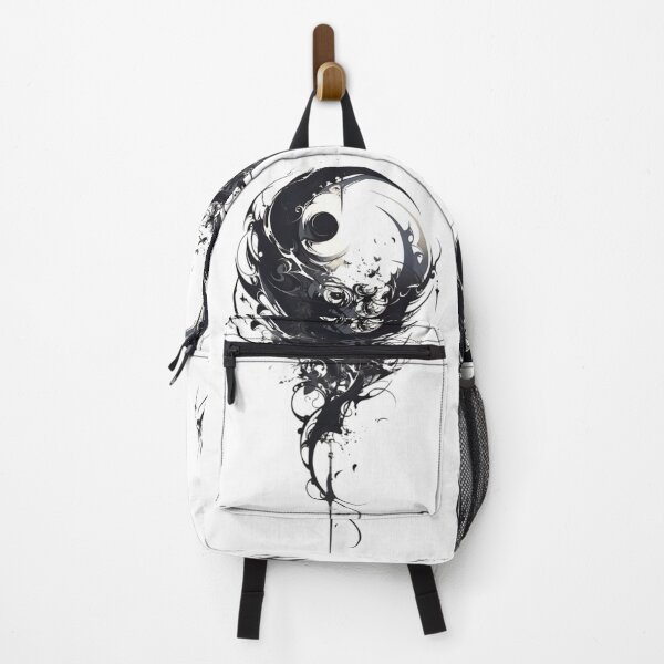 Item preview, Abstract Yin Yang Flow – Black Ink Balance Art designed and sold by Dyan4.