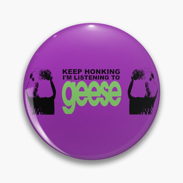 Item preview, Keep Honking! I'm Listening to Geese Purple Bumper designed and sold by Porkroll Egg & Cheese.