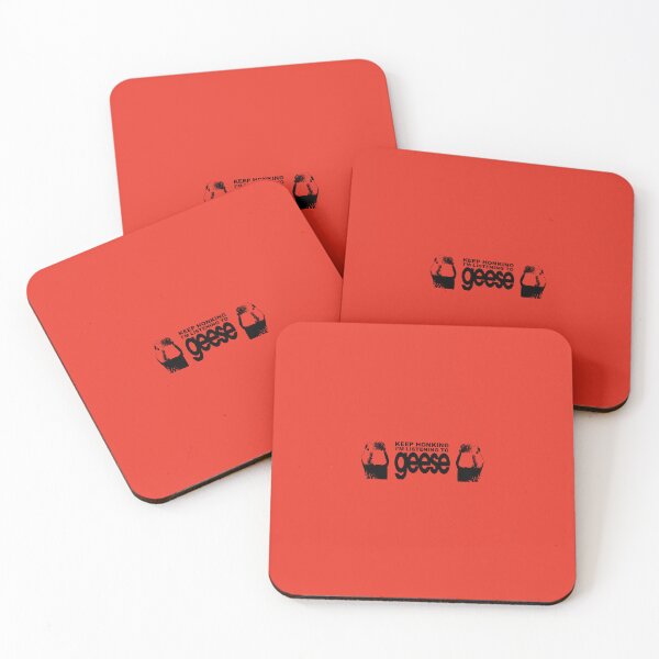 Item preview, Keep Honking! I'm Listening to Geese Red Bumper designed and sold by Porkroll Egg & Cheese.