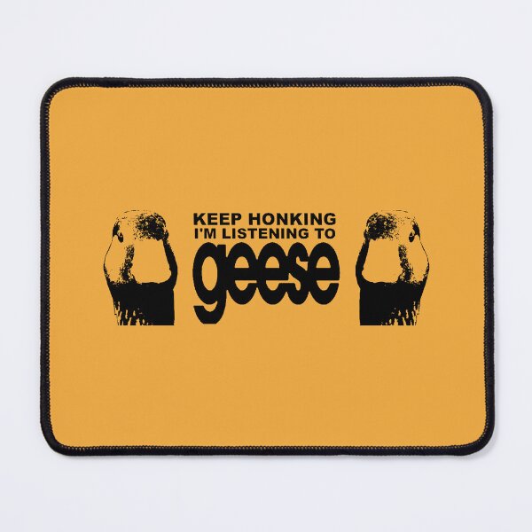 Item preview, Keep Honking! I'm Listening to Geese Orange Bumper designed and sold by Porkroll Egg & Cheese.