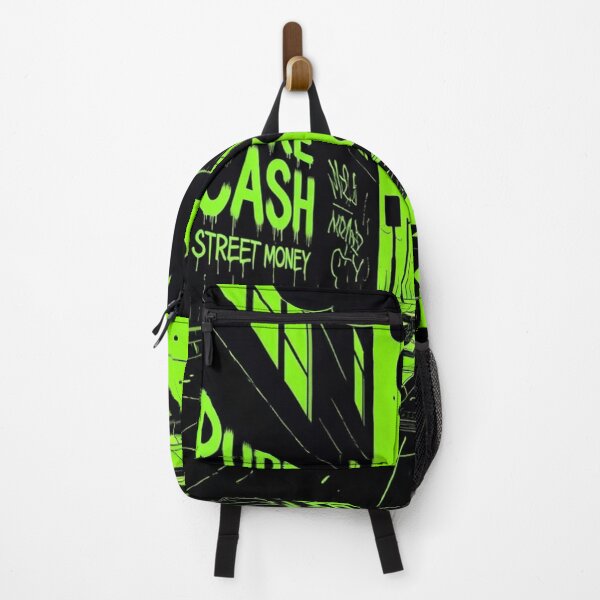 Item preview, Pure Cash Street Money Art | Neon Green Urban Graffiti Poster | Dark Alley No Mercy Illustration designed and sold by ULTIMATE CREATIONS.