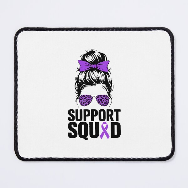 Item preview, Support Squad Messy Bun Pancreatic Cancer Awareness designed and sold by EllenJast.