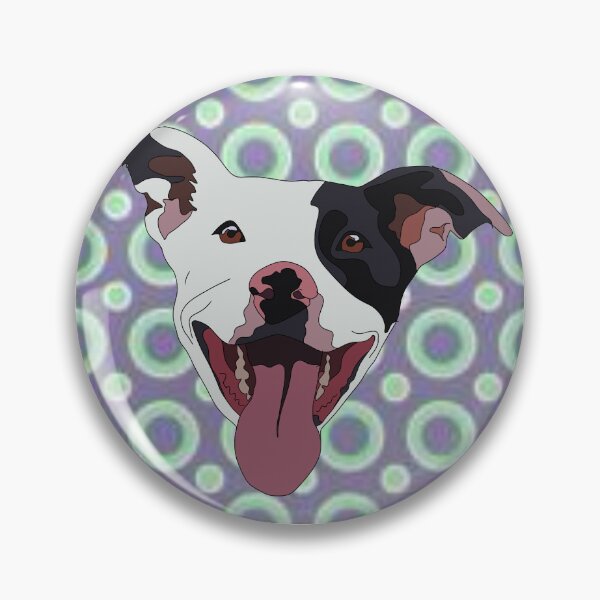 Artikelvorschau, Pitbull-Fleckenmuster entworfen und verkauft von LeahcarsArt.
