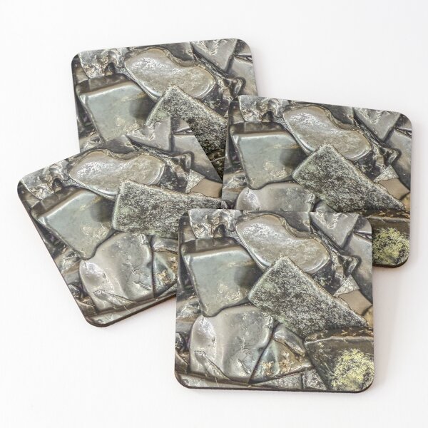 Item preview, Polished Stone Fragments – Abstract Rock Texture designed and sold by aadventures.