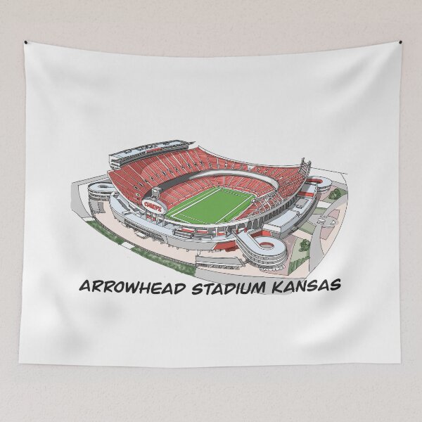 Item preview, Drawing/Sketching Arrowhead Stadium Kansas designed and sold by GaalArt.