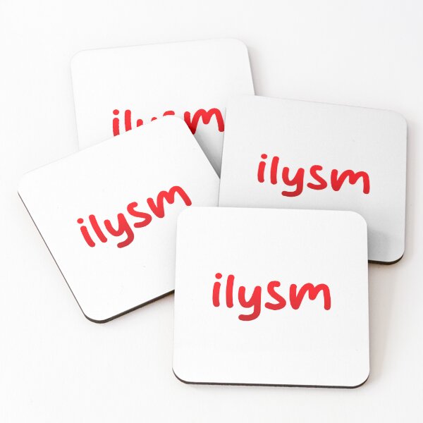 Item preview, ilysm, I Love You So Much, Red designed and sold by Memes N Lore .